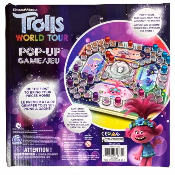 Pop-Up Game, Disney Princesses, Paw Patrol, Trolls  OR Baby Shark - Picture 6 of 8